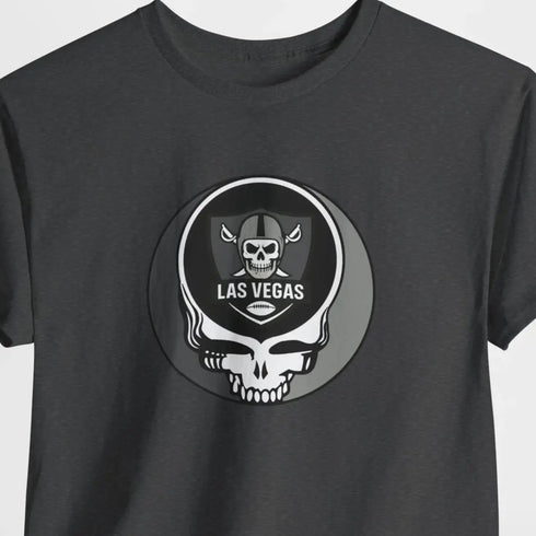 Grateful Dead - The Gridiron Collection: Las Vegas Raiders Stealie Unisex T-Shirt - NFL - StealieShop